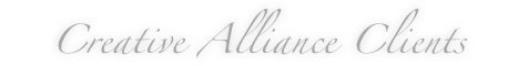 <h1> Creative Alliance Clients</h1>